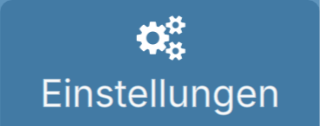 BactoSense — Schaltfläche Einstellungen
