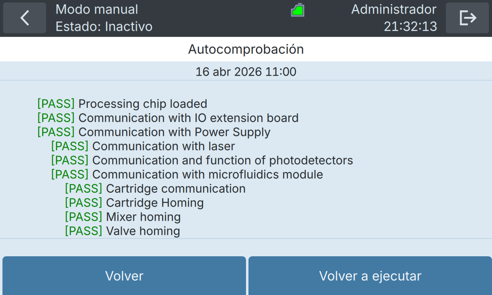 BactoSense — Resultados del autodiagnóstico