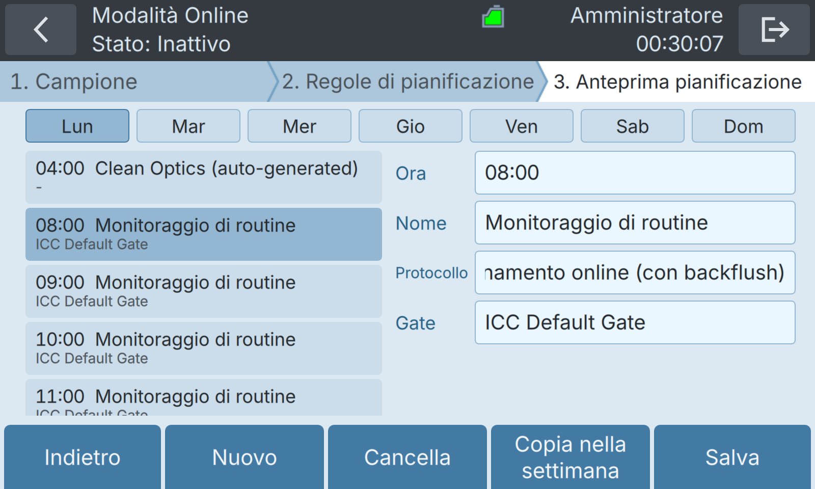 BactoSense — Anteprima settimanale con una voce selezionata